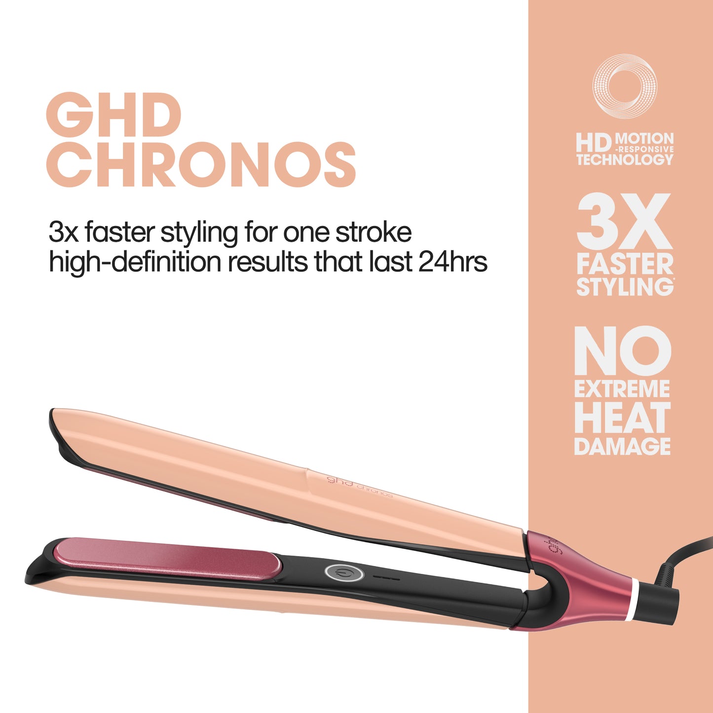 ghd chronos™ Styler in Sunkissed Peach
