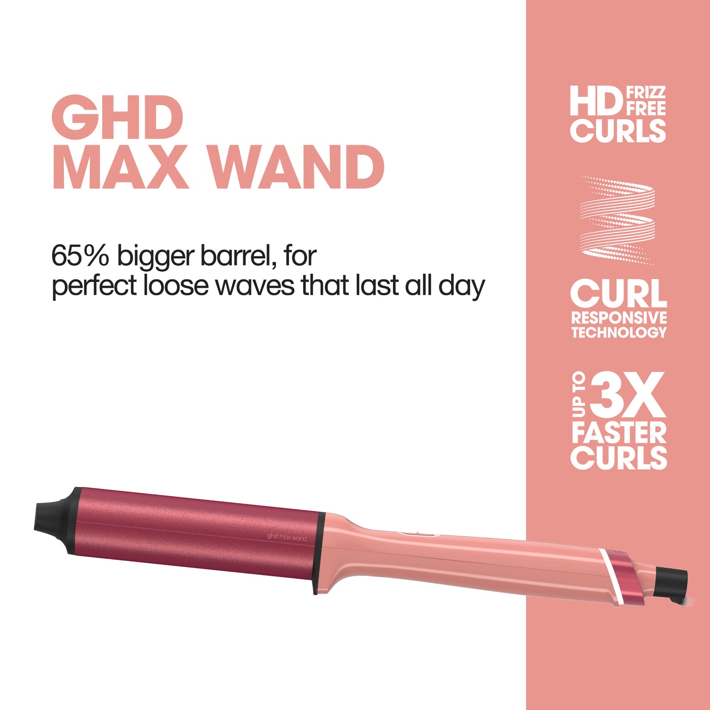 ghd chronos curve max Lockenstab in Candy Coral